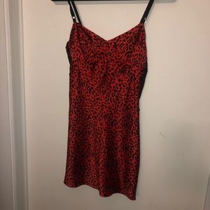 Victoria’s Secret cheetah slip dress